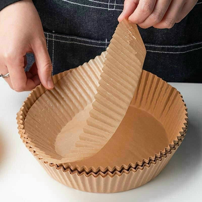 Set 20 Khuôn Chén Giấy Bạc Đa Năng Tiện Lợi Dùng Nướng Bánh, Lót Nồi Chiên Không Dầu