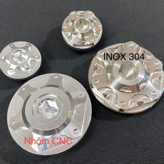 ốc mâm lửa xe máy Inox Salaya ( wave dream sym future..)