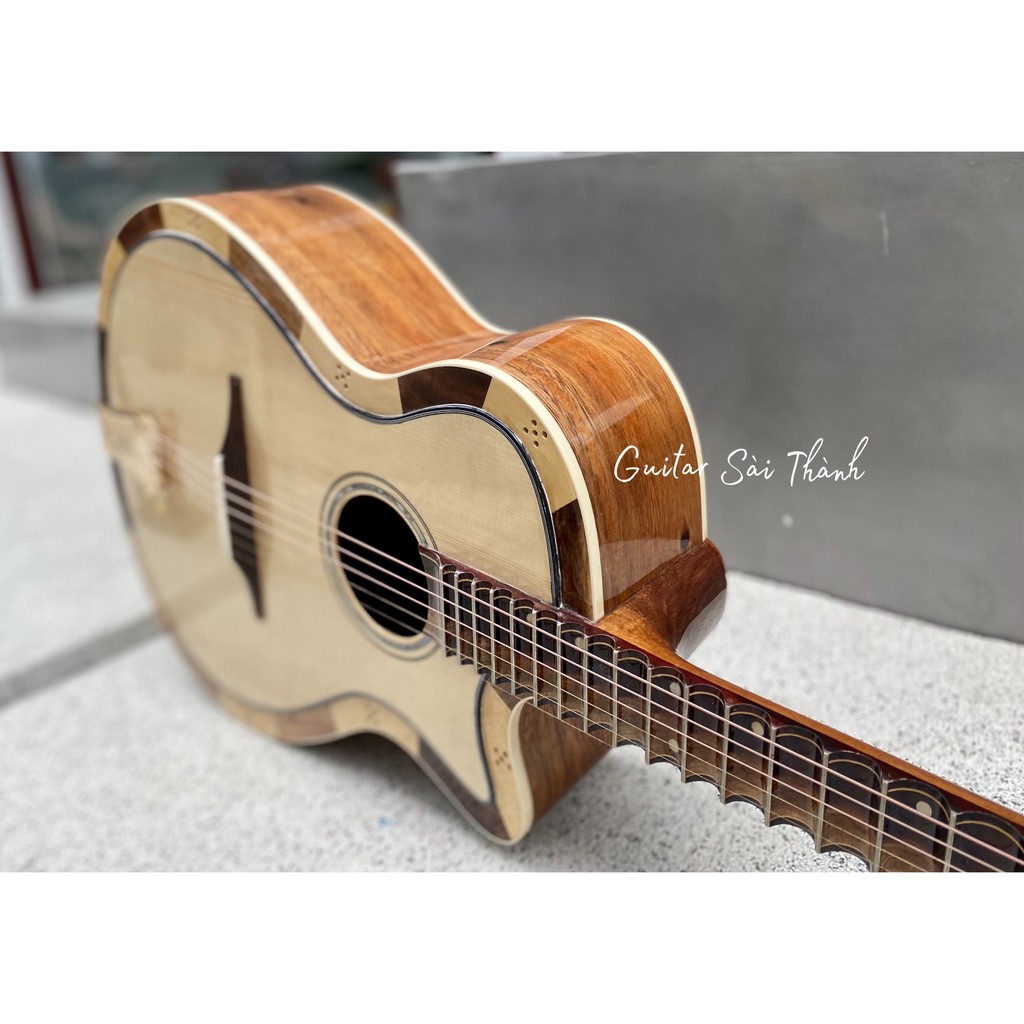 Đàn guitar vọng cổ phím lõm ST- VC3 chất gỗ điệp kĩ gia công hoàn thiện 100%.