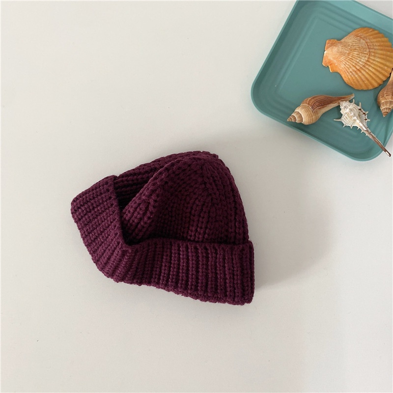 MNGRL Mũ Len Nhiều Màu Thoải Mái Thời Trang Hàn Quốc Cho Bé Gái Bé Trai