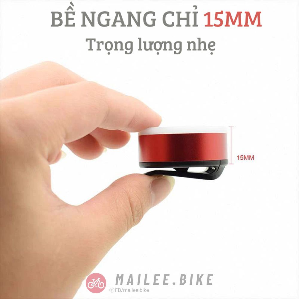 Đèn Hậu Xe Đạp Đèn Báo Hiệu Gắn Đuôi Xe Đạp Cảnh Báo An Toàn Sạc Điện Usb Chống Nước Với 5 Chế Độ Sáng Đẹp Mắt