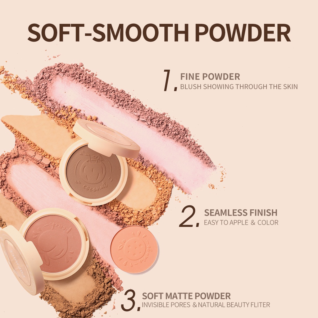 Phấn Má Hồng POPJUICE Dạng Nén Mềm Mịn Sắc Tố Cao Popfeel