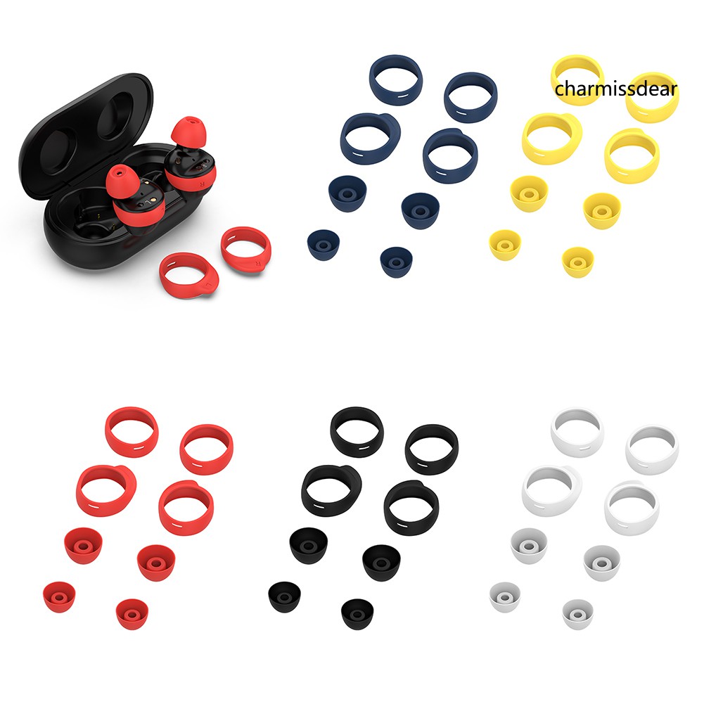 Bộ 2 cặp nút bọc tai nghe bluetooth bằng silicon bảo vệ cho Samsung Galaxy Buds