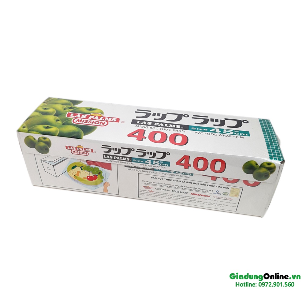 1 cuộn màng bọc thực phẩm 30 x 400 táo xanh