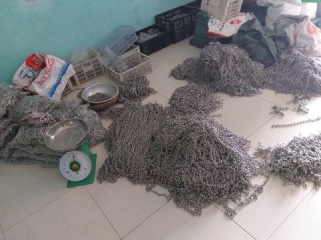 SẬP KHO Xích chó inox