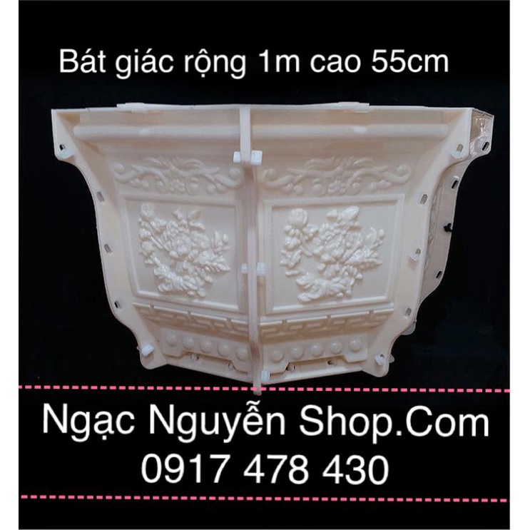 Khuôn đúc chậu bát giác 1m và khuôn chân