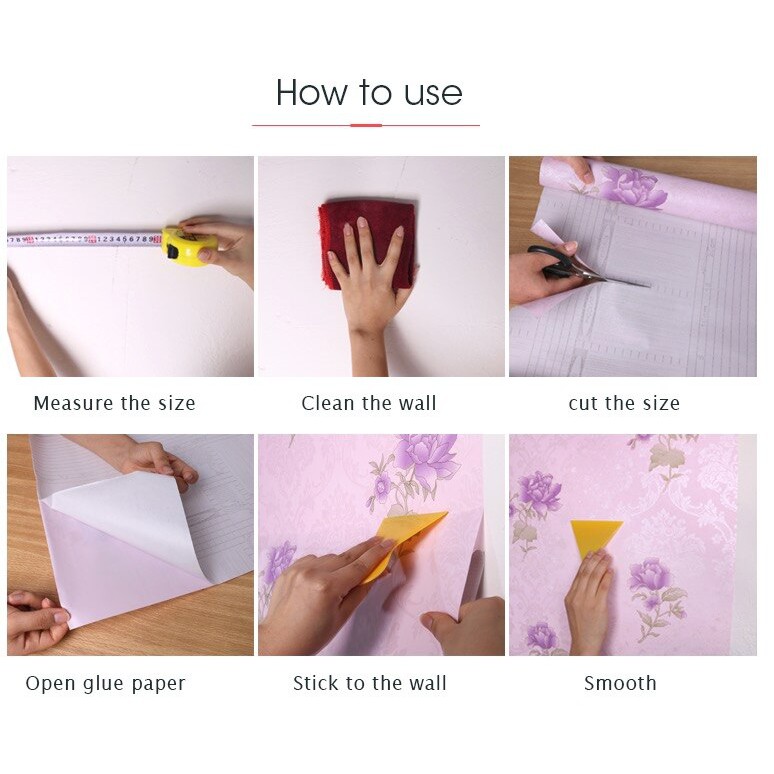 (Freeship 50k) Decal cuộn dán tường khổ 0.45 x 10 m giá hủy diệt - decal Amy Shop