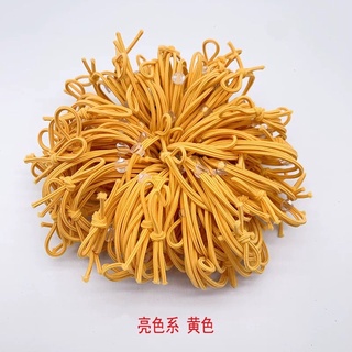 (Handmade) Dây Buộc Tóc Có Đế Silicon Đính Hoạ Tiết