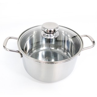 Nồi 3 đáy sandwich inox 430 FiveStar Standard bếp từ 20cm