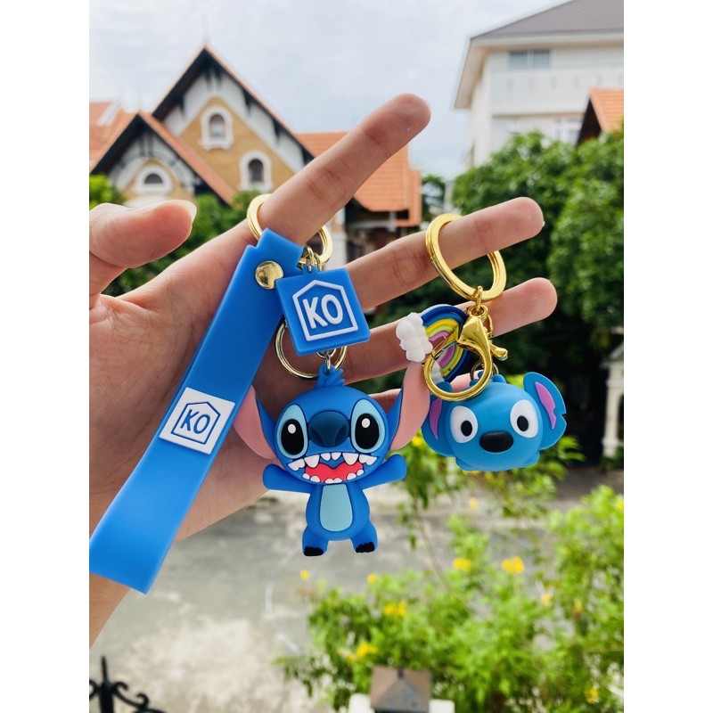 Móc khoá tsumtsum Mickey Minnie Stitch Marie Eeyore