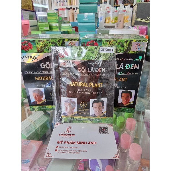 gội là đen matrix 1 gói 25ml { chuẩn cty }