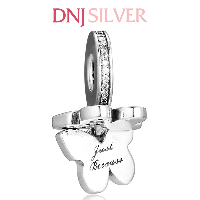 Charm bạc 925 cao cấp, hàng chuẩn bạc - Charm Fluttering Butterflies thích hợp để mix vòng tay charm - DN293