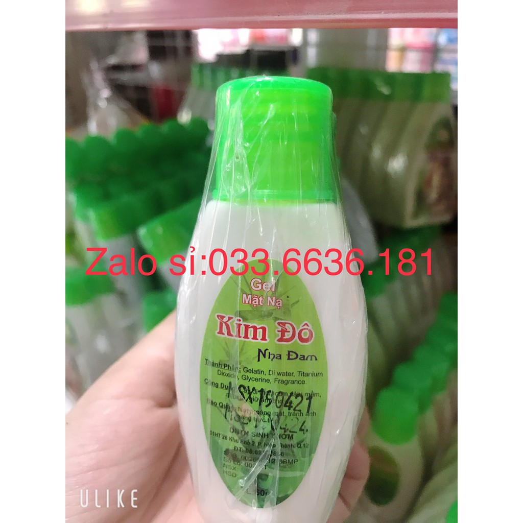 [chuẩn cty 100%] gel hút mụn kim đô chai 60g