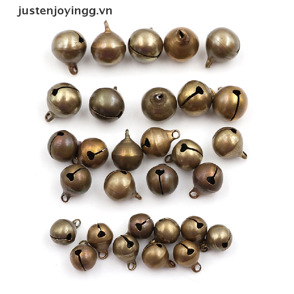 Bộ 10 Phụ Kiện Trang Trí Cây Thông Giáng Sinh Bằng Đồng