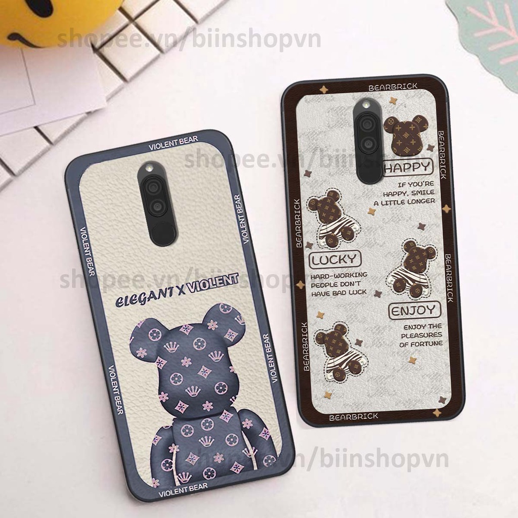 Ốp Xiaomi Redmi 8 hình gấu bear brick đẹp độc lạ, thời trang, cá tính