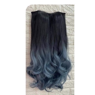 Tóc giả kẹp u ombre uốn xoăn
