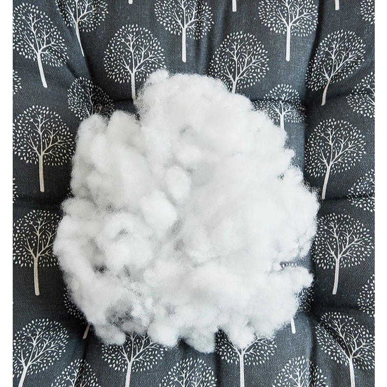 ĐỆM NGỒI BỆT LÓT GHẾ Vải Cotton Bố Phong Cách Nhật Bản  thêu Vi Tính - Lót Bông Hạt cao cấp - Loại Tròn