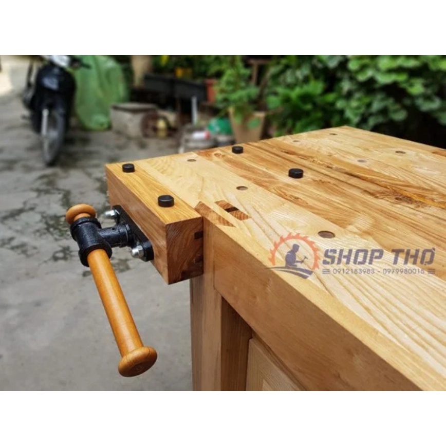 Front vise kép cỡ 7 chất lượng tốt chuyên làm bàn workbench.