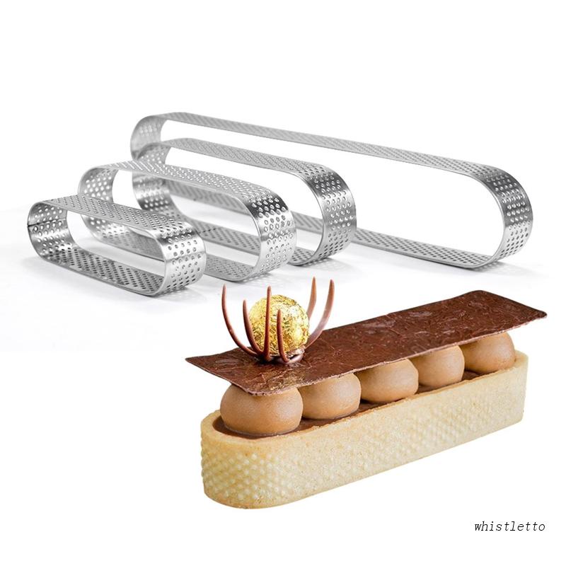 Khuôn Làm Bánh Tart Hình Tròn Đục Lỗ 4 Kích Cỡ