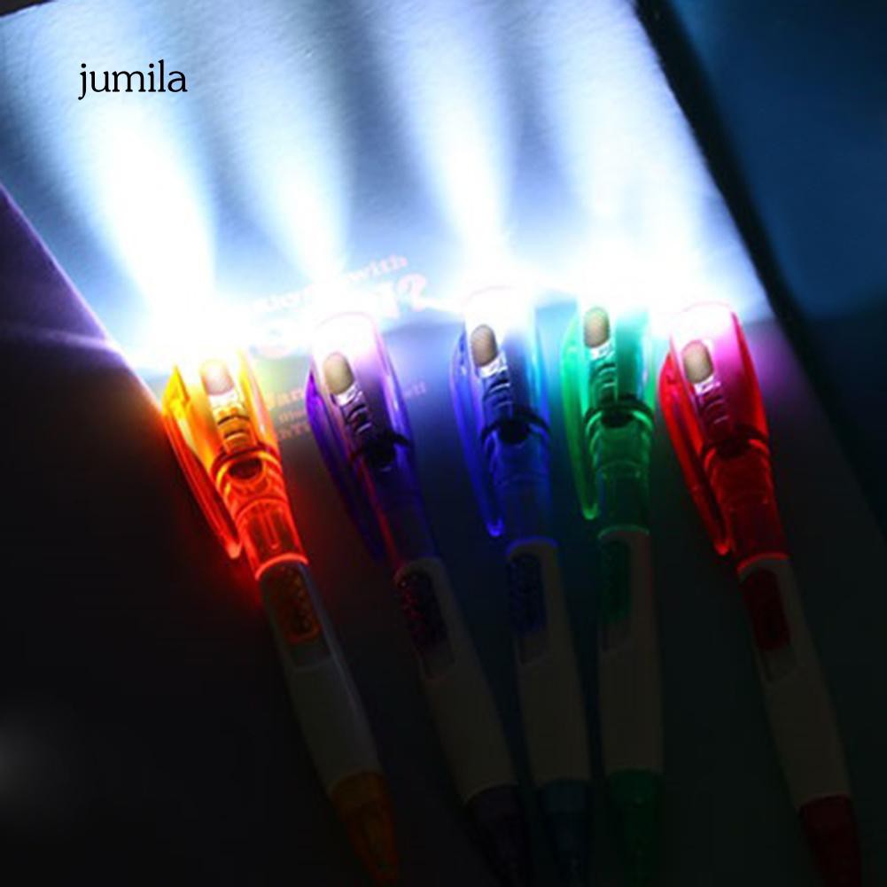 Bút bi mực xanh có đèn LED 2 trong 1 sáng tạo