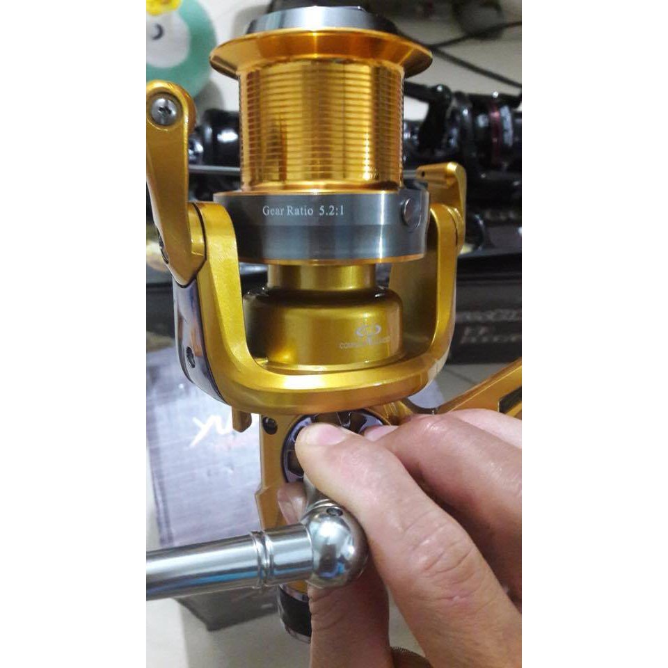 Máy câu yumoshi KM 50,KM60 có chế độ xả cước nhanh y như hình 6havsja