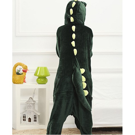 Đồ Ngủ Liền Cosplay Động Vật Hình Khủng Long Xanh | BigBuy360 - bigbuy360.vn