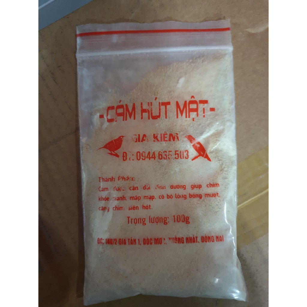 Cám Hút Mật Gia Kiệm Bột 100gr - Thức Ăn Chim Hút Mật