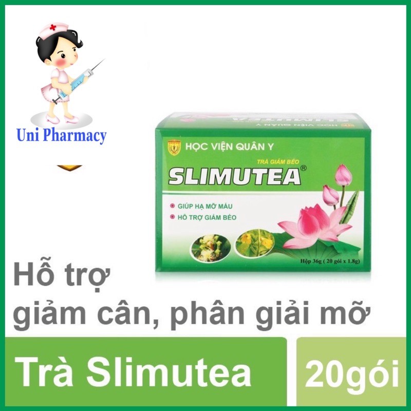 Trà giảm béo Slimutea HVQY (Hộp 20 gói)