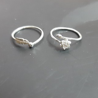 Bộ 2 Nhẫn Bạc Ta Trẻ Trung