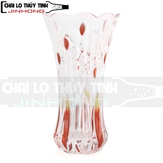 Bình Hoa Thủy Tinh Sang Chảnh Cao 25cm Nhiều Màu