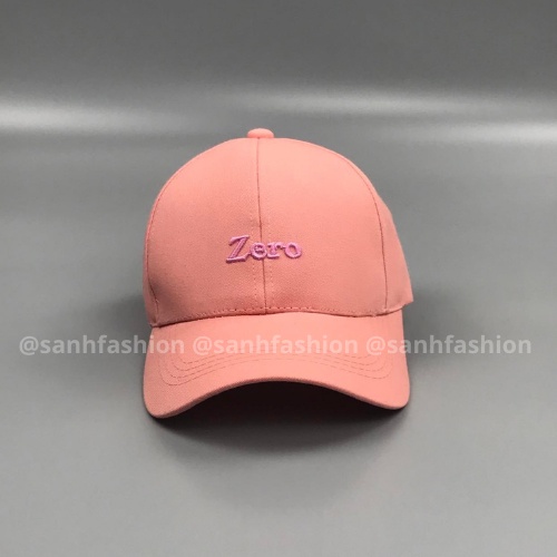 Mũ lưỡi trai thêu hình chữ ZERO Nón kết chất kaki cao cấp thời trang form unisex nam nữ K3550