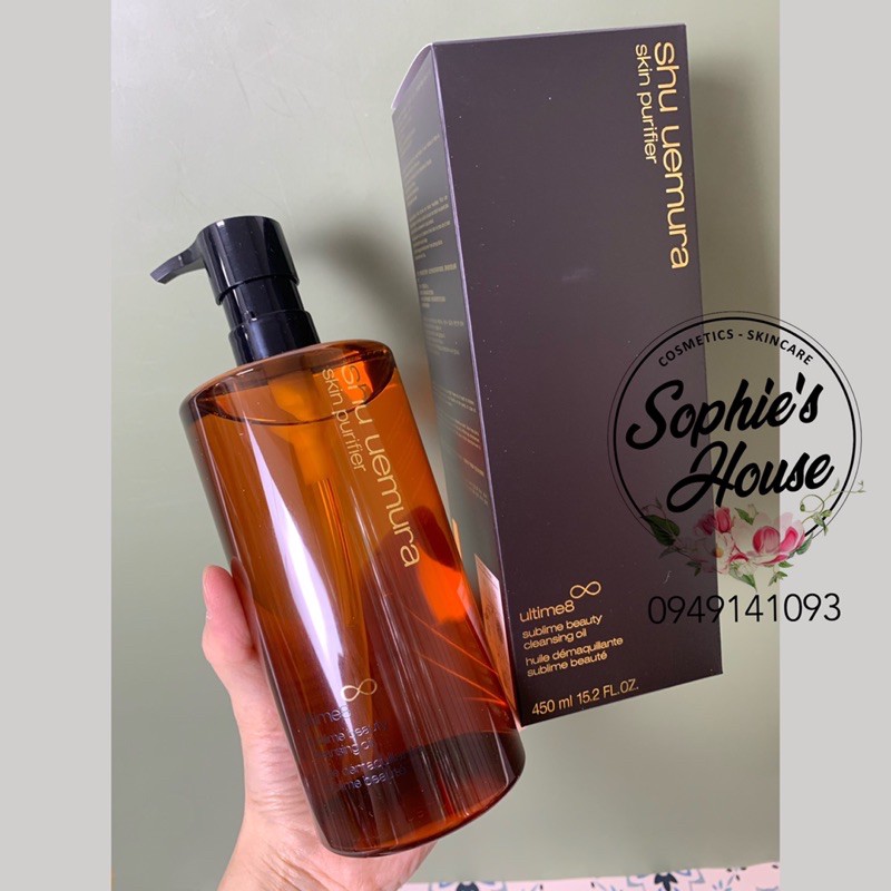 DẦU TẨY TRANG SHU NÂU - SHU UEMURA ULTIME 8 SUBLIME BEAUTY CLEANSING OIL