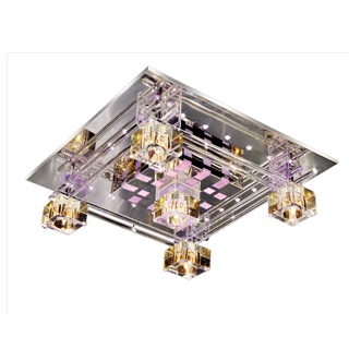 Đèn mâm trang trí ốp trần đổi màu Netviet NC 6023B led