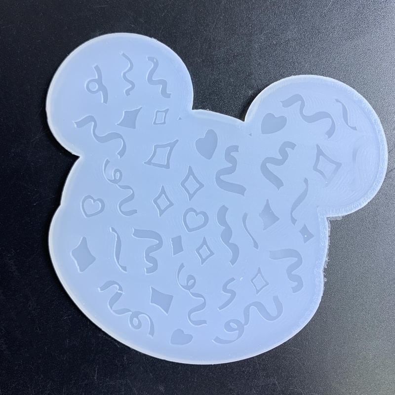 Khuôn Silicone Đổ Epoxy Resin Làm Móc Khóa / Trang Sức