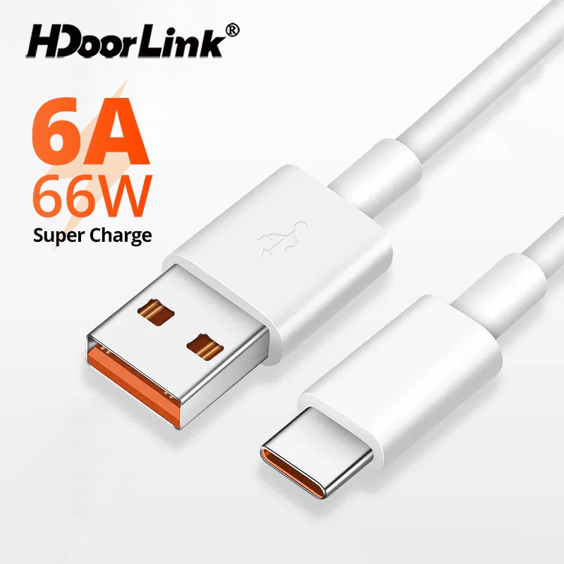 Dây Cáp Sạc Nhanh Hdoorlink 66w 6a Cho Samsung Huawei Oppo Xiaomi
