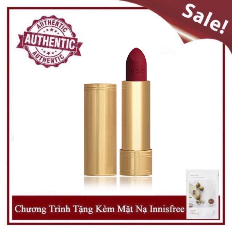 [Mã 252FMCGSALE giảm 8% đơn 500K] [Có Bill/Chính Hãng] Son Gucci Matte Lipstick Full Size Nguyên Seal Kèm Bill