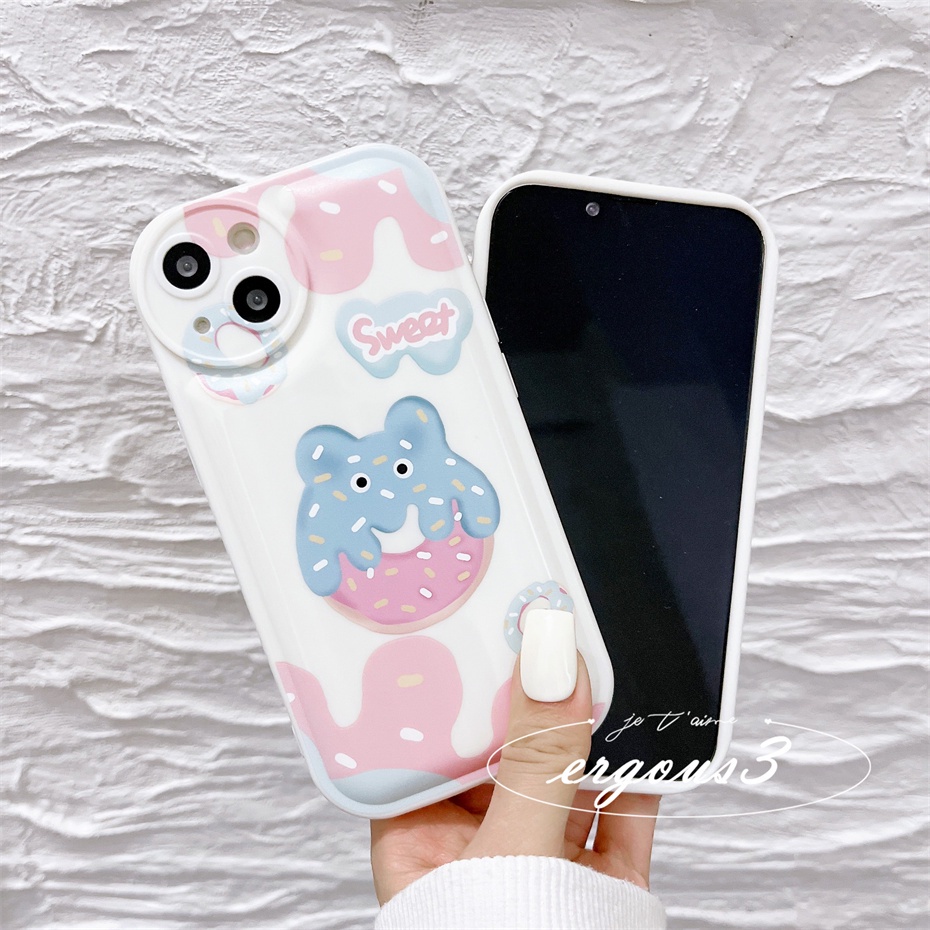 Ốp Điện Thoại Mềm Họa Tiết Chấm Bi Bảo Vệ Ống Kính Máy Ảnh Cho iPhone 14 13 12 11 Pro Max SE2020 X XR Xs Max 7 8 Plus
