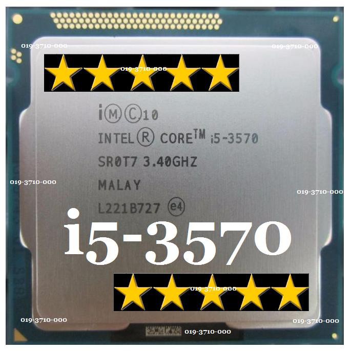 CPU Intel Core i5 3570 (Up to 3.8Ghz/ 6Mb cache)Bảo hành 01 Tchơi tất cả các loại game