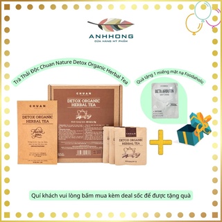 Trà Thải Độc Chuan Nature Detox Organic Herbal Tea Hộp 20 Gói