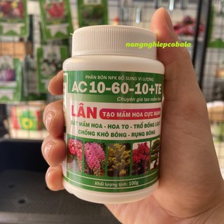 Phân bón siêu lân 10-60-10+te tạo mầm hoa