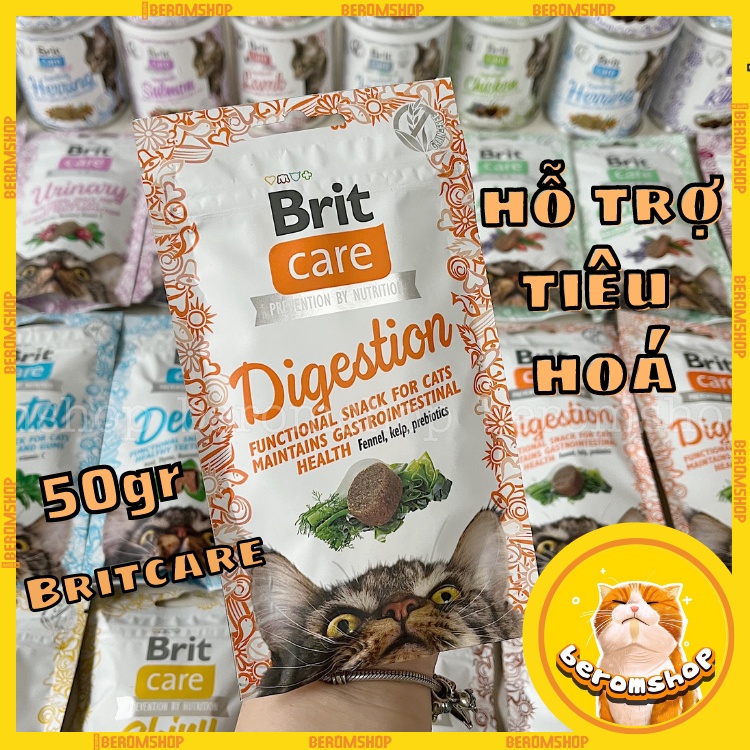 BÁNH THƯỞNG CHO MÈO BRIT CARE 50G 7 VỊ VỚI TRÁI CÂY NHẬP ĐỨC GIÁ CỰC RẺ