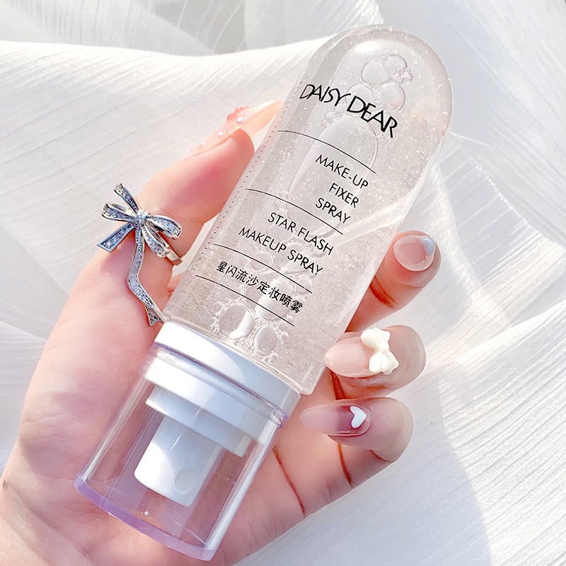 Xịt nhũ khóa trang điểm cố định lớp make up Star Flash Quicksand Milky Way Makeup Setting Spray 100ML | BigBuy360 - bigbuy360.vn