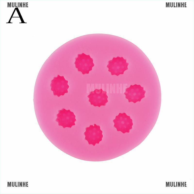 Khuôn silicone hình quả việt quất làm bánh 8 lỗ