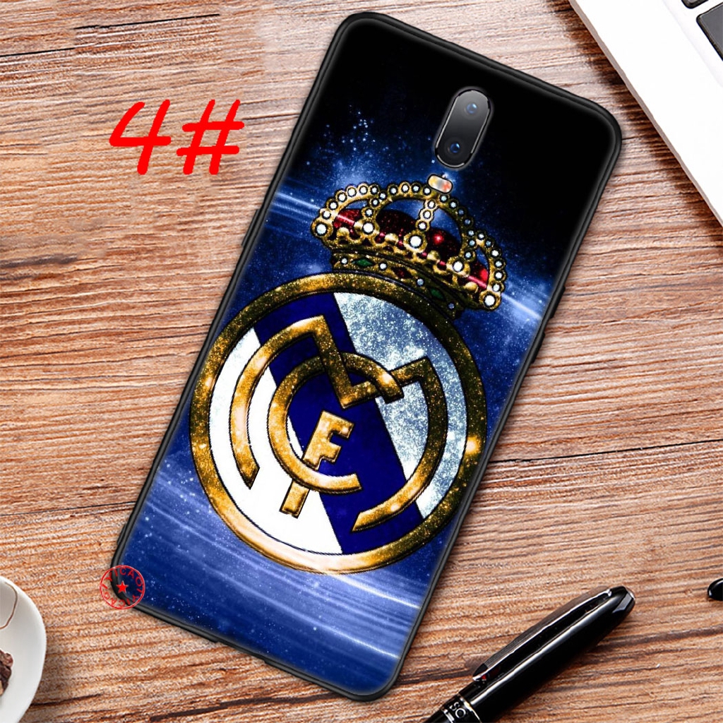 Ốp điện thoại silicon dẻo hình đội bóng Real Madrid cho OPPO A3S A5S A7 A37 A39 A59 A73 A83 F1S F5 AX7