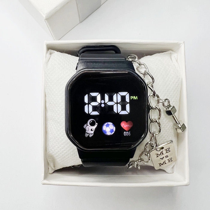 Đồng Hồ Điện Tử Chống Thấm Nước Có Đèn LED Công Nghệ Đơn Giản Thời Trang Cho Nam Và Nữ