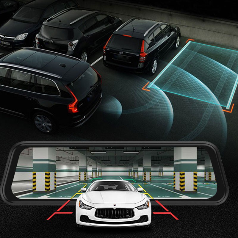 Máy quay hành trình K10 DVR G30 gắn gương chiếu hậu trong ô tô tiện dụng | BigBuy360 - bigbuy360.vn