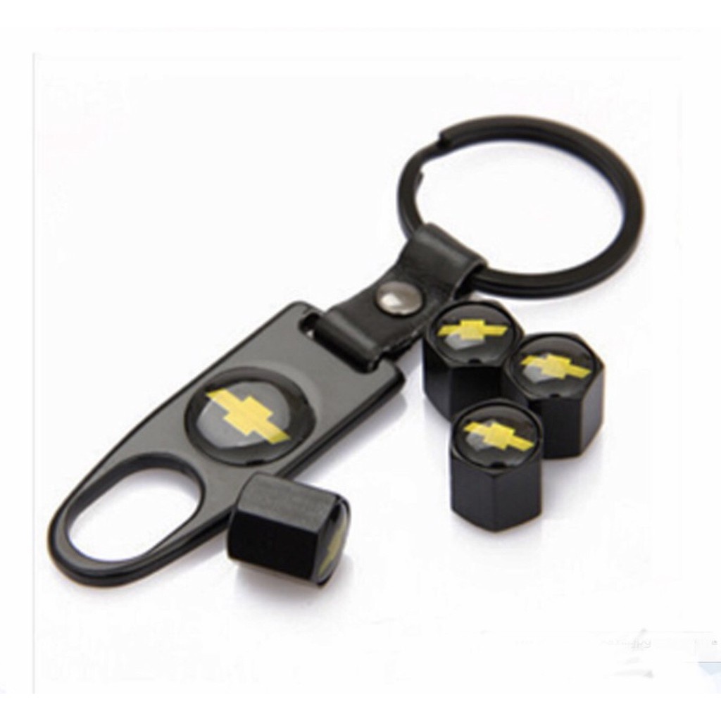 4 nắp chụp van xe ô tô - Bộ 4 Chụp van xe hơi có logo hãng Trang Trí Bảo Vệ Đầu Van Ô Tô by LV Car