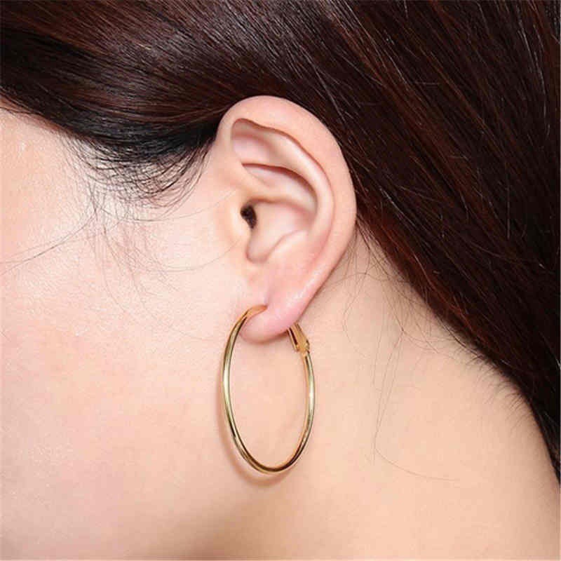 Khuyên Tai Dạng Vòng To Thời Trang Dành Cho Nữ