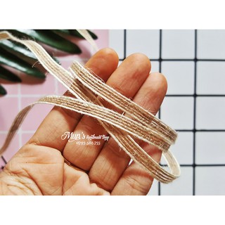 2m / 10 mét dây thừng gai bện bản 0.5cm - Trang trí handmade, gói quà