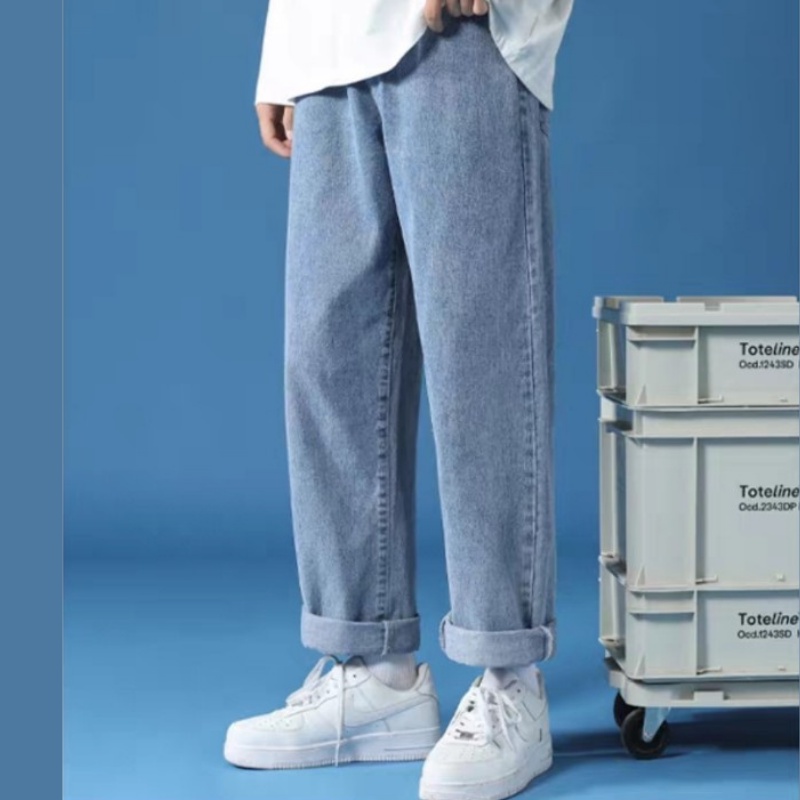 " RẺ VÔ ĐỊCH " Quần Jean nam, Quần Jeans baggy mầu xám nhạt, xanh sky ống suông, rộng, hottrend 2022-XX MENS FASHION!